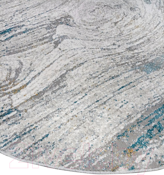 Изображение товара Коврик Milat Leda C793B-GRAY-BLUE-OVAL (0.8x1.5)