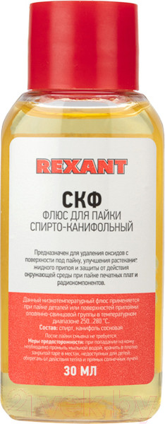 Изображение товара Флюс для пайки Rexant 09-3640-1 (30мл)