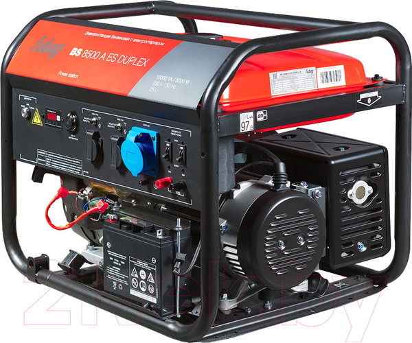 Изображение товара Бензиновый генератор Fubag BS 8500 A ES Duplex / 641089