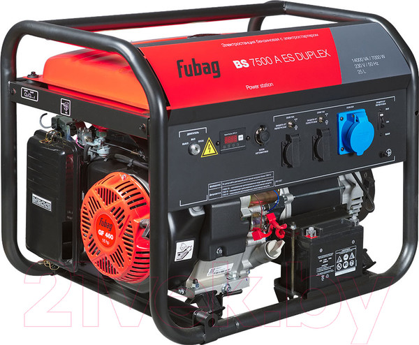 Изображение товара Бензиновый генератор Fubag BS 7500 A ES Duplex / 641087