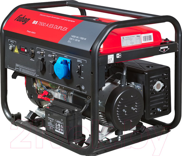 Изображение товара Бензиновый генератор Fubag BS 7500 A ES Duplex / 641087
