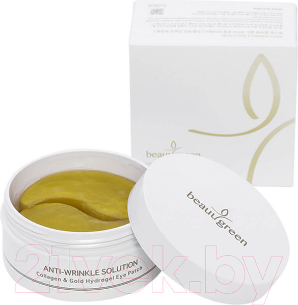 Изображение товара Патчи под глаза Beauu Green Premium Collagen&Gold Hydrogel  (60шт)