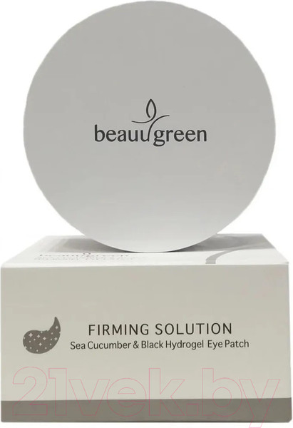 Изображение товара Патчи под глаза Beauu Green Premium Sea Cucumber&Black Hydrogel (60шт)