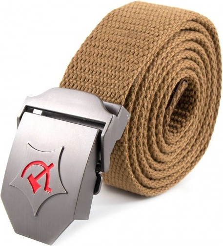 Изображение товара Ремень мужской Следопыт Звезда Серп и Молот / PF-BE-11 (хаки)