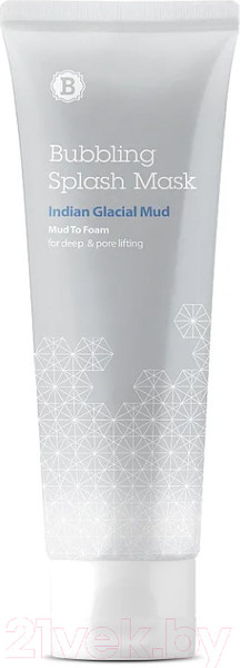 Изображение товара Маска для лица кремовая Blithe Bubbing Splash Mask Очищающая пузырьковая глиняная (120мл)