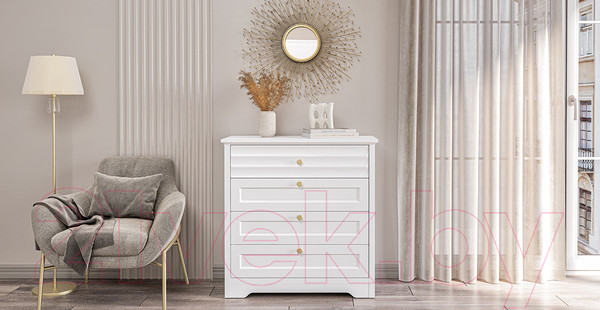 Изображение товара Комод Мебель-Неман Денвер МН-040-11 (белый)