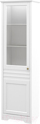 Изображение товара Шкаф с витриной Мебель-Неман Денвер МН-040-13 (белый)