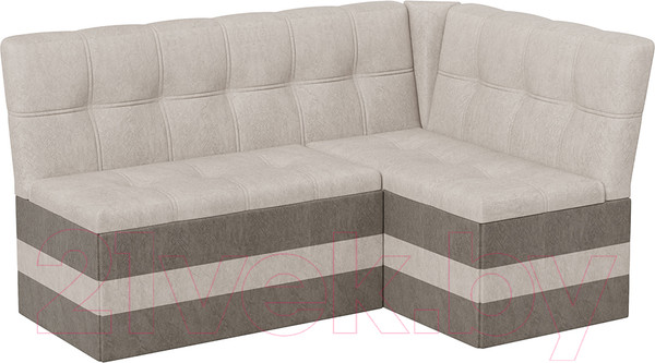 Изображение товара Уголок кухонный мягкий ТриЯ Оскар исп.2 (микровелюр Wellmart Dark Beige/Latte)