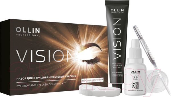 Изображение товара Набор для окрашивания бровей Ollin Professional Vision / 772567