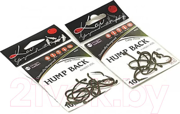 Изображение товара Набор крючков рыболовных KOI Hump Back 2 INT (10шт, OL)