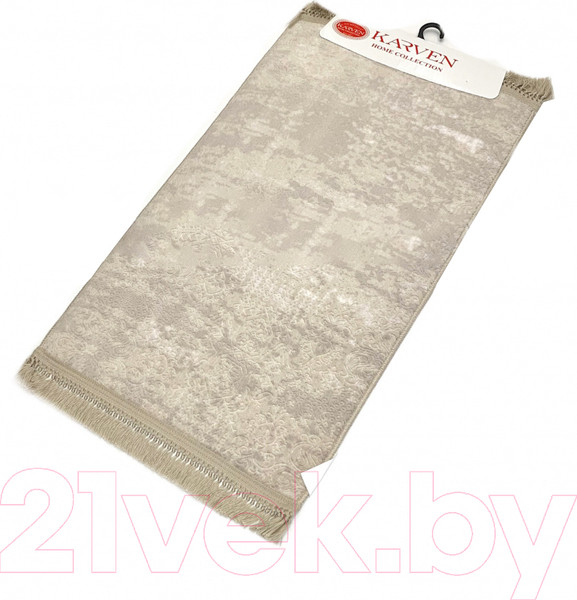 Изображение товара Набор ковриков для ванной и туалета Karven Buket Sacakli / KV 416 (Kahve/темно-бежевый)