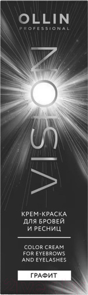 Изображение товара Краска для бровей Ollin Professional Vision / 772451 (20мл, графит )