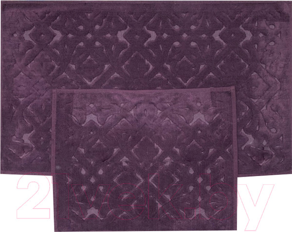 Изображение товара Набор ковриков для ванной и туалета Karven Luna / KV 420 (Mor/фиолетовый)