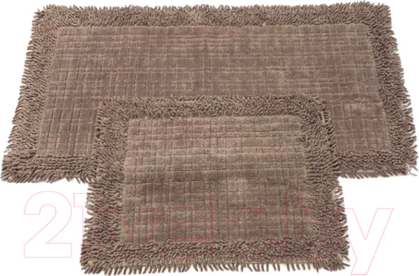 Изображение товара Набор ковриков для ванной и туалета Karven K.M.Ekose / KV 426 (Eko Hali Rengi/темно-бежевый)