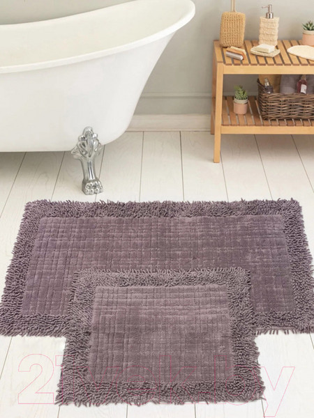Изображение товара Набор ковриков для ванной и туалета Karven K.M.Ekose / KV 426 (Lila/лиловый)