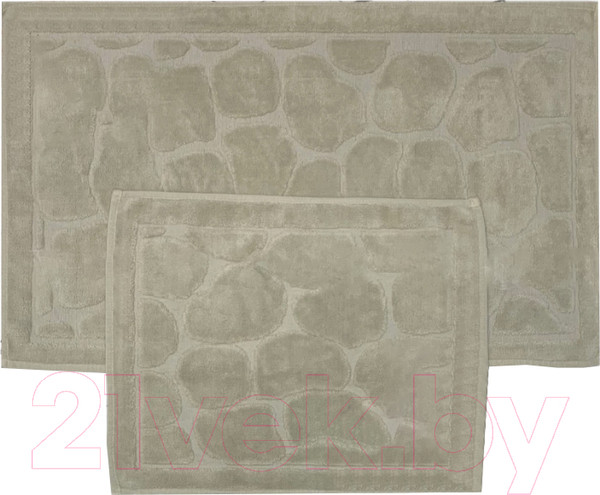 Изображение товара Набор ковриков для ванной и туалета Karven Tas / KV 427 (Vizon/светло-бежевый)