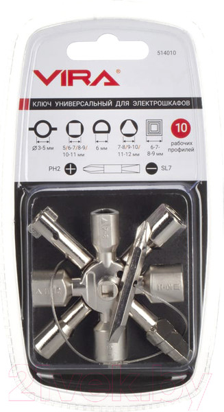 Изображение товара Ключ для электрошкафа Vira 514010