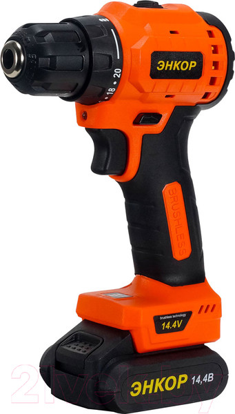 Изображение товара Аккумуляторная дрель-шуруповерт Энкор ДША-16Л (50023)