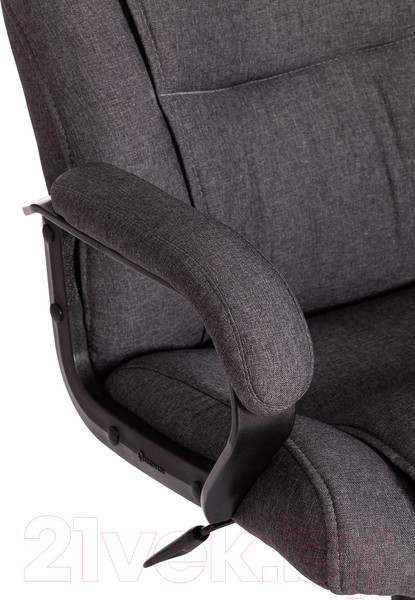 Изображение товара Кресло офисное Tetchair Bergamo (хром 22/ткань темно-серый F68)