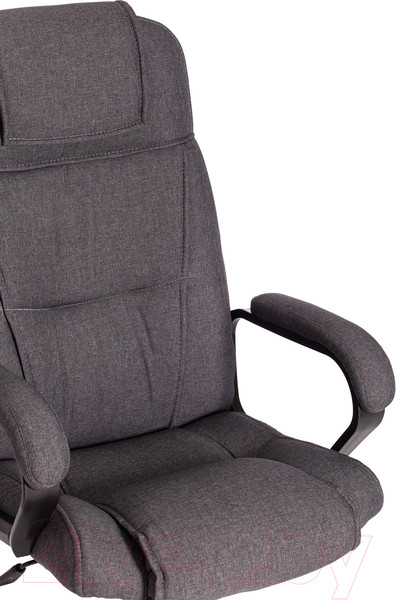 Изображение товара Кресло офисное Tetchair Bergamo (хром 22/ткань темно-серый F68)