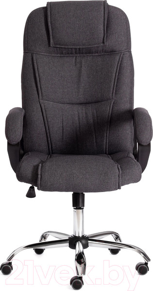 Изображение товара Кресло офисное Tetchair Bergamo (хром 22/ткань темно-серый F68)