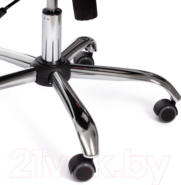 Изображение товара Кресло офисное Tetchair Bergamo (хром 22/ткань темно-серый F68)