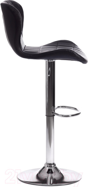 Изображение товара Стул барный Tetchair Avionic металл/экокожа (черный/хром)