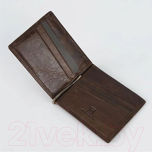 Изображение товара Зажим для денег Poshete 196-3610-14-DBW (коричневый)