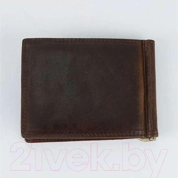 Изображение товара Зажим для денег Poshete 196-3610-14-DBW (коричневый)