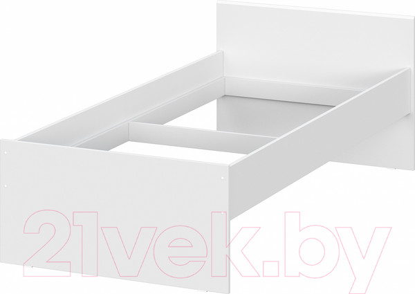 Изображение товара Каркас кровати NN мебель Токио 90x200 (белый текстурный)