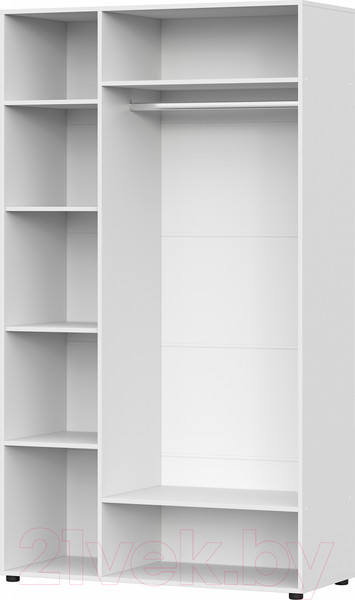 Изображение товара Шкаф NN мебель Токио трехстворчатый (белый текстурный)