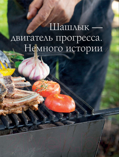 Изображение товара Книга Эксмо Мясо на мангале, гриле, в тандыре и казане (Ганиев Х.)