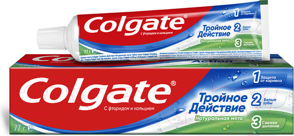 Изображение товара Зубная паста Colgate Тройное действие (50мл)