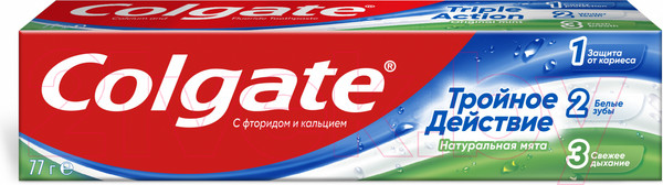 Изображение товара Зубная паста Colgate Тройное действие (50мл)