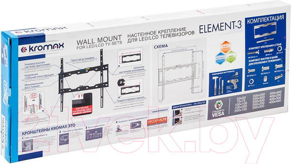 Изображение товара Кронштейн для телевизора Kromax Element-3