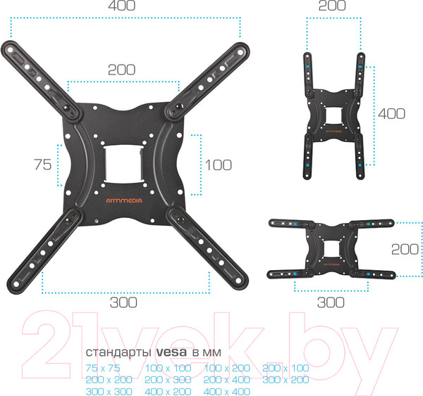 Изображение товара Кронштейн для телевизора ARM Media LCD-404