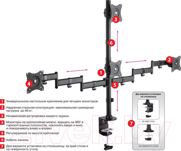 Изображение товара Кронштейн для телевизора ARM Media LCD-T16