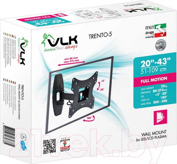 Изображение товара Кронштейн для телевизора VLK Trento-5