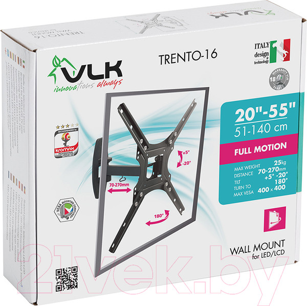 Изображение товара Кронштейн для телевизора VLK Trento-16
