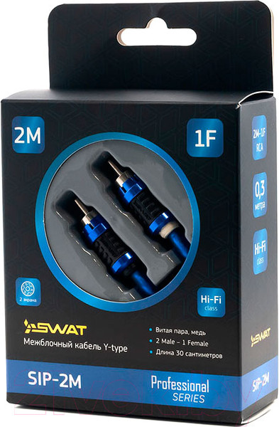 Изображение товара Межблочный кабель для автоакустики Swat SIP-2M