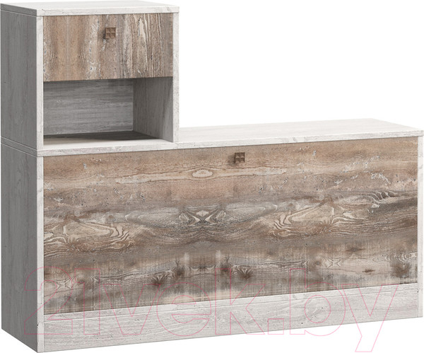 Изображение товара Тумба в прихожую Мебель-КМК Марк 1000 0864.3 (бетон пай светлый)
