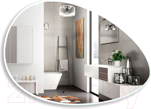 Изображение товара Зеркало Silver Mirrors Omega 92x60 / LED-00002556