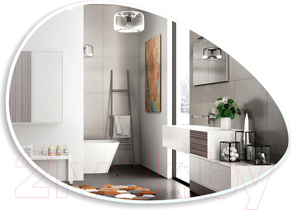 Изображение товара Зеркало Silver Mirrors Omega 120x80 / LED-00002557