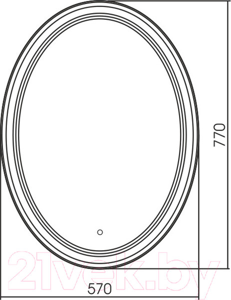 Изображение товара Зеркало Silver Mirrors Vigo 57x77 / LED-00002522