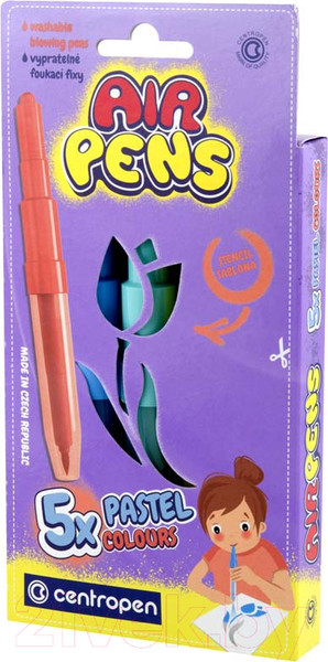 Изображение товара Фломастеры Centropen AirPens Pastel / 6 1500 0560 (5цв)