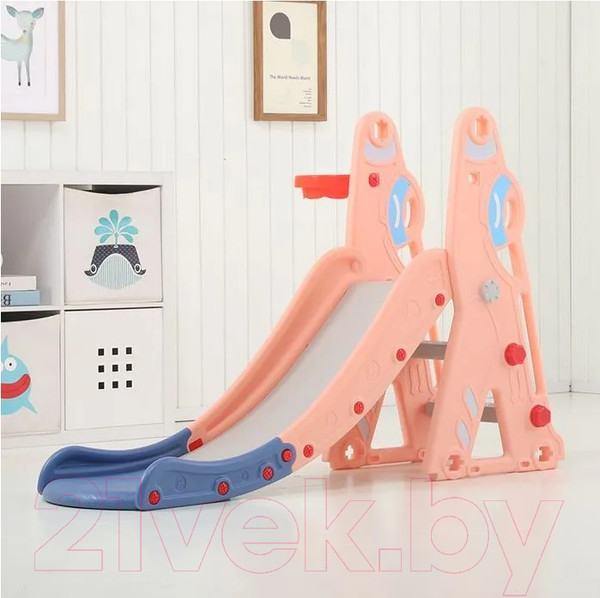 Изображение товара Горка-комплекс Sundays Самолет WJ-A10012 (розовый)