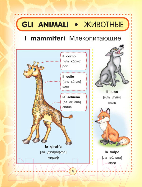 Изображение товара Словарь АСТ Итальянско-русский визуальный для детей