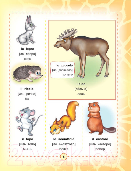 Изображение товара Словарь АСТ Итальянско-русский визуальный для детей