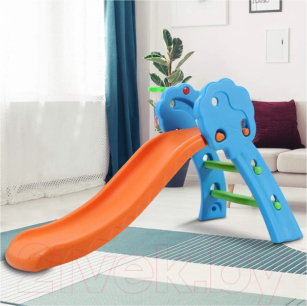 Изображение товара Горка Sundays Цветочная A20007 (голубой)