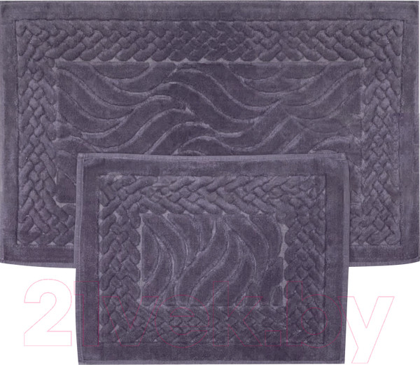 Изображение товара Набор ковриков для ванной и туалета Karven Ruya / KV 106 (Mor/фиолетовый)